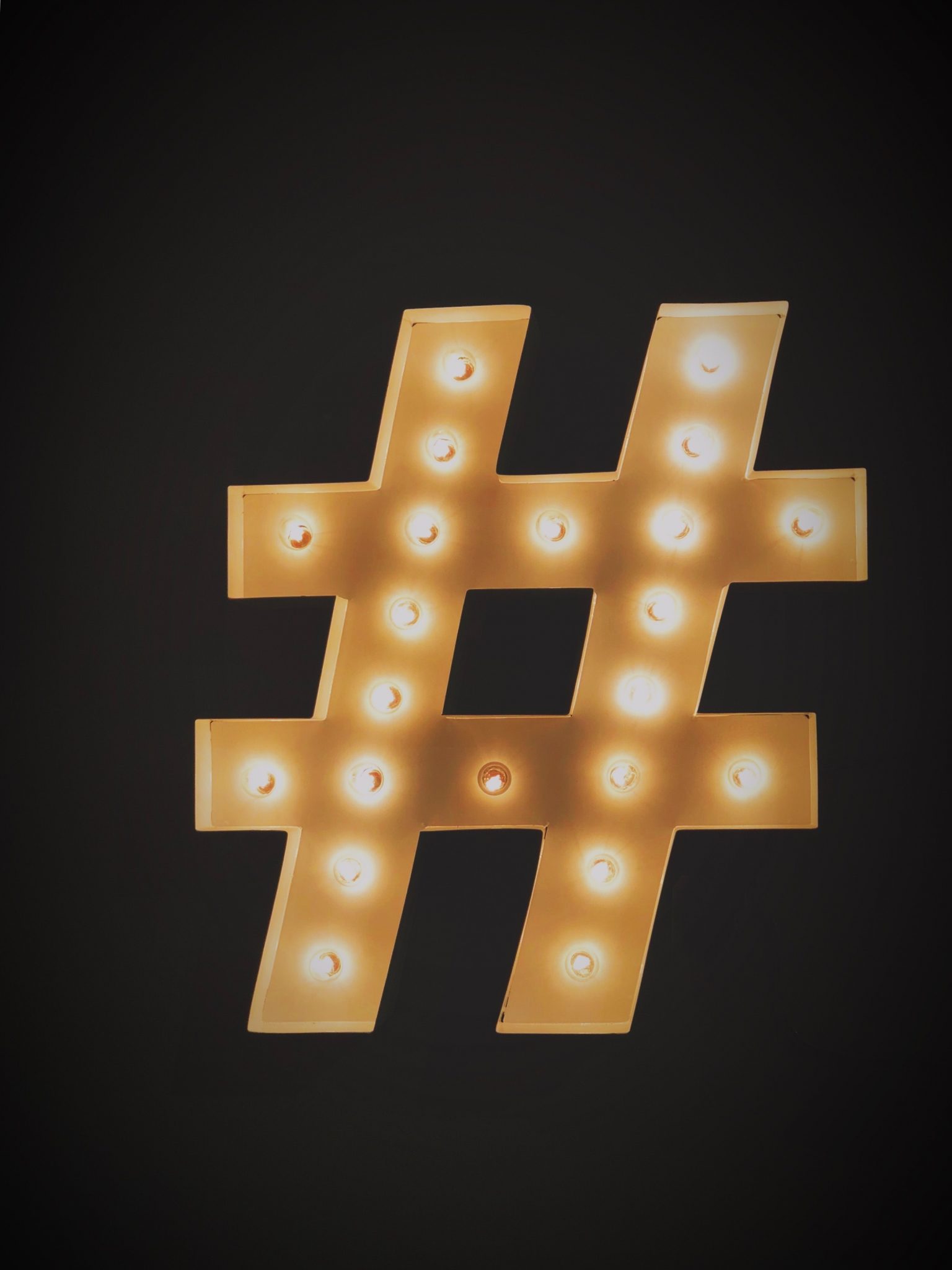 How can hashtags help to boost business success?